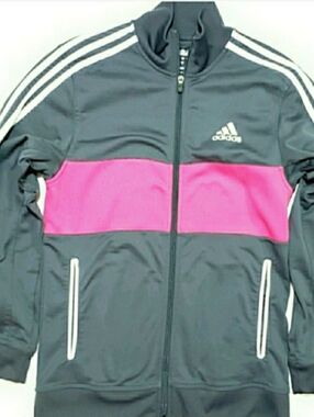 Adidas Full Zip Athletic Track Jacket
